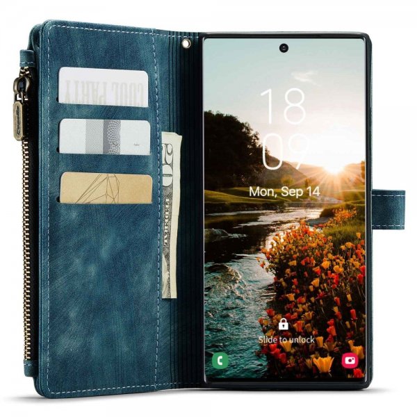 CaseMe Samsung Galaxy S22 Ultra -suojakotelo C30-sarja Petrol