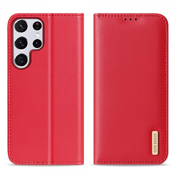 Dux Ducis Samsung Galaxy S22 Ultra Hivo-sarjan suojakotelo, punainen