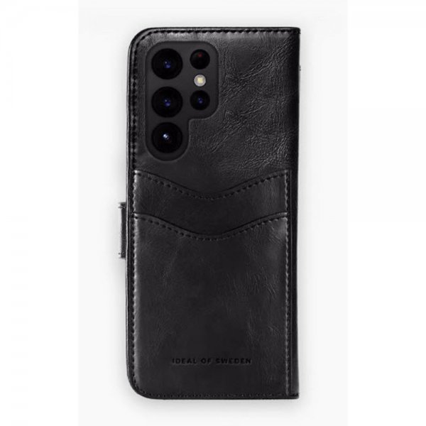 Ideal of Sweden Samsung Galaxy S22 Ultra Kotelo Magnet Wallet+ Musta