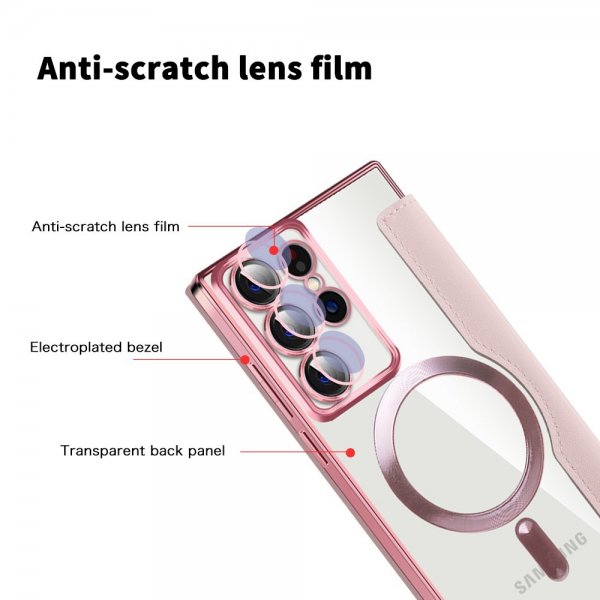 Samsung Galaxy S22 Ultra MagSafe-kotelo, pinkki