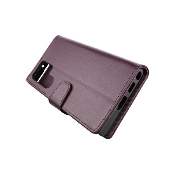 Rvelon Samsung Galaxy S22 Ultra -suojakotelo, avattava korttipaikka, violetti