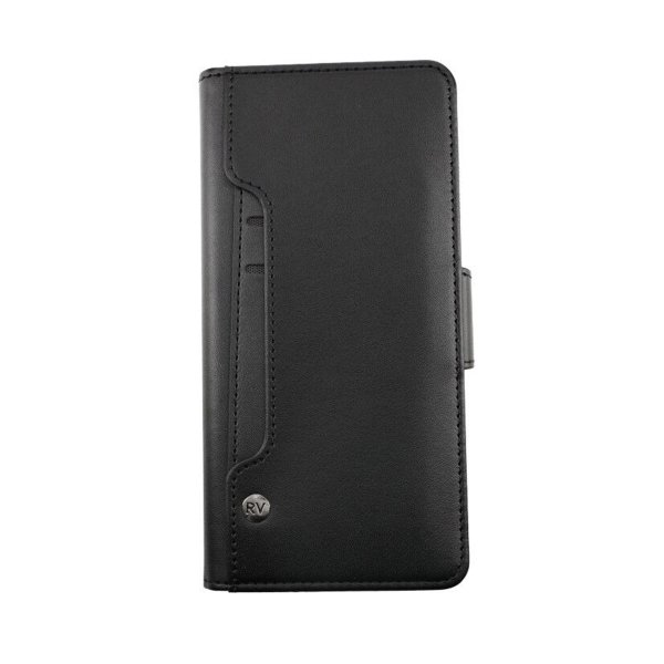 Rvelon Samsung Galaxy S22 Ultra -suojakotelo, ulosvedettävä korttipaikka, musta