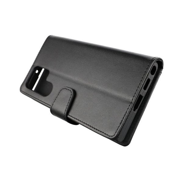 Rvelon Samsung Galaxy S22 Ultra -suojakotelo, ulosvedettävä korttipaikka, musta