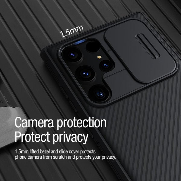 Nillkin Samsung Galaxy S22 Ultra Kuori CamShield Pro MagSafe Musta
