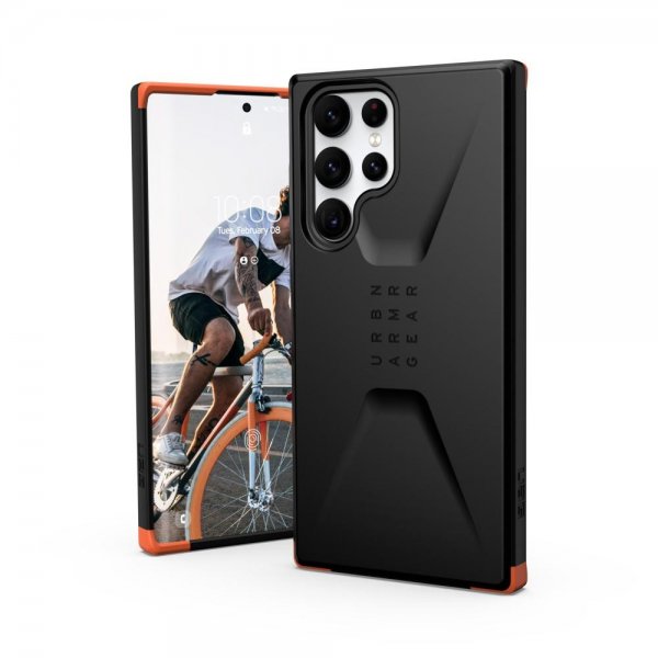 Urban Armor Gear (UAG) Samsung Galaxy S22 Ultra Suojakuori Civilian Musta