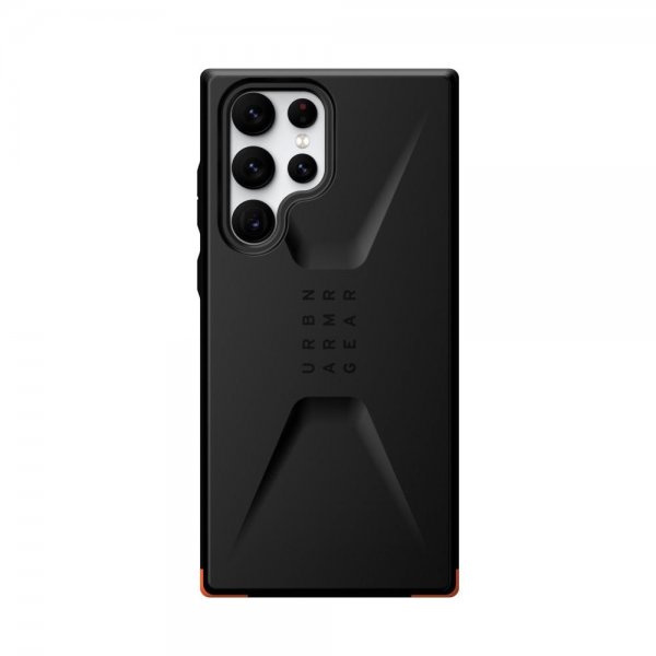 Urban Armor Gear (UAG) Samsung Galaxy S22 Ultra Suojakuori Civilian Musta