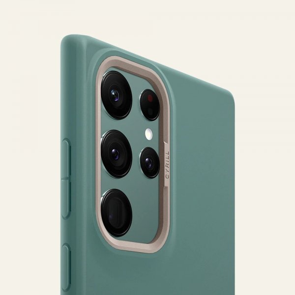 Cyrill Samsung Galaxy S22 Ultra Suojakuori Color Brick Kale