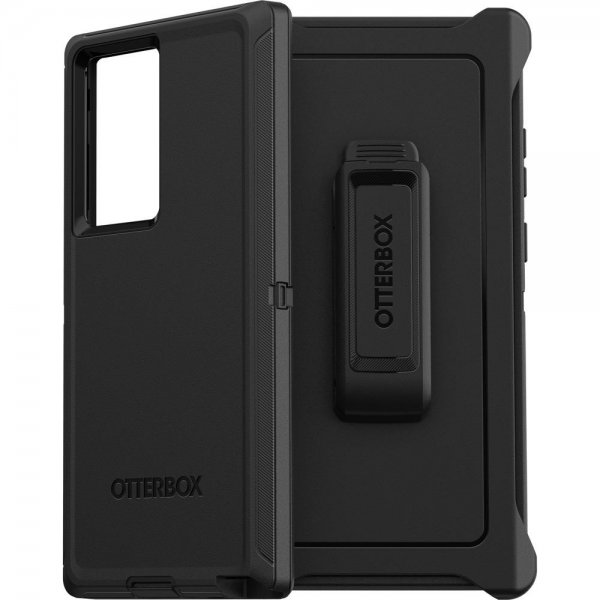 Otterbox Samsung Galaxy S22 Ultra -suojakuori Defender, musta