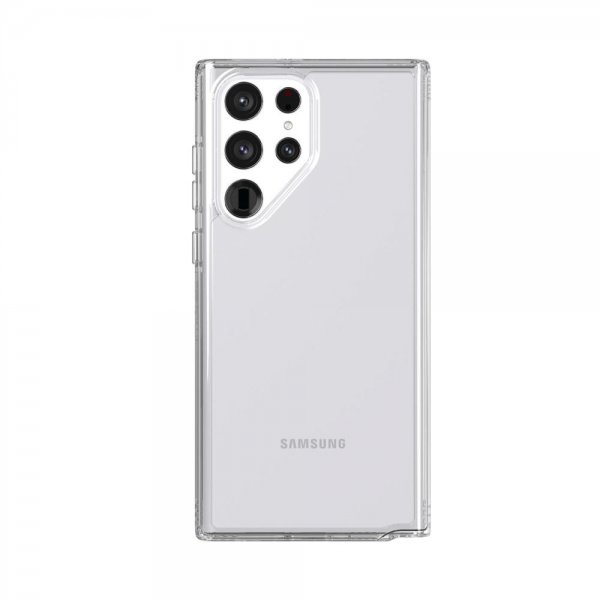 Tech21 Samsung Galaxy S22 Ultra -suojakuori Evo Clear, läpinäkyvä
