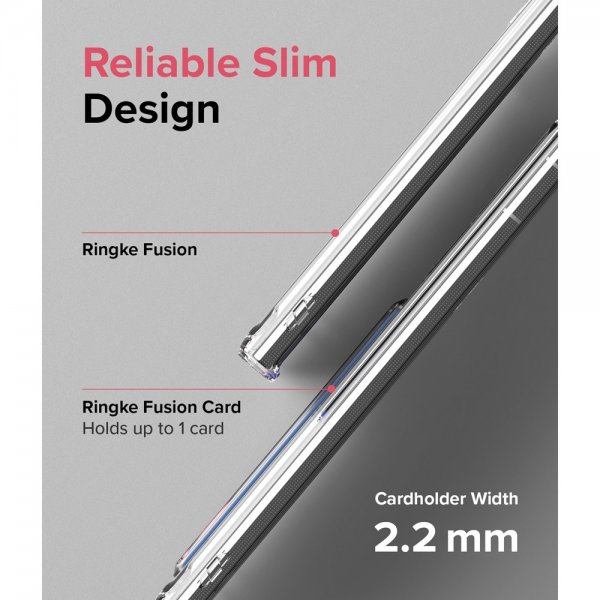 Ringke Samsung Galaxy S22 Ultra Suojakuori Fusion Card Clear
