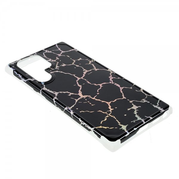 Samsung Galaxy S22 Ultra Kuori Marmori Musta
