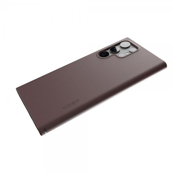 Nudient Samsung Galaxy S22 Ultra Ohut Kuori V3 Sangria Red