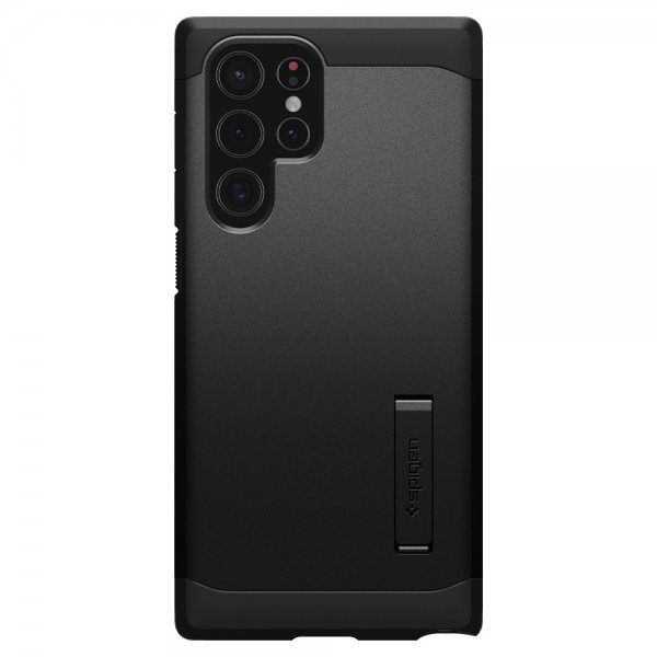 Spigen Samsung Galaxy S22 Ultra Suojakuori Tough Armor Musta