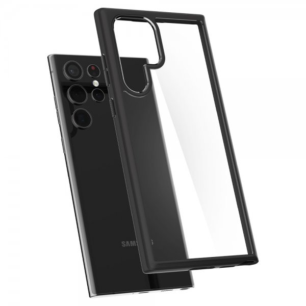 Spigen Samsung Galaxy S22 Ultra -suojakuori Ultra Hybrid Matte Black