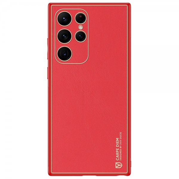 Dux Ducis Samsung Galaxy S22 Ultra Kuori YOLO-sarja Punainen