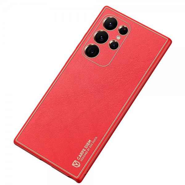 Dux Ducis Samsung Galaxy S22 Ultra Kuori YOLO-sarja Punainen