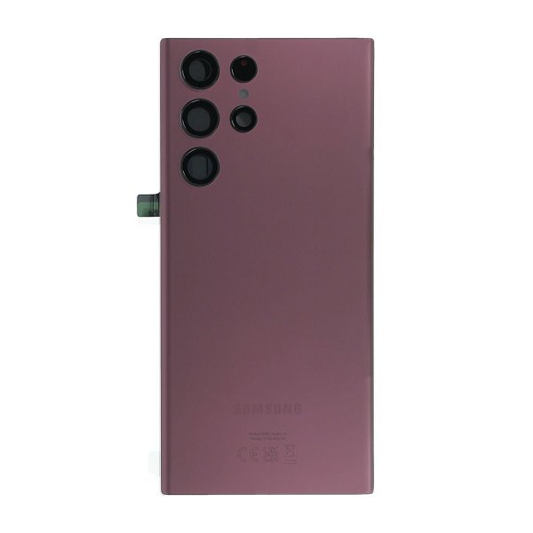 Samsung Galaxy S22 Ultra (SM-S908B) Alkuperäinen takakansi – Burgundy