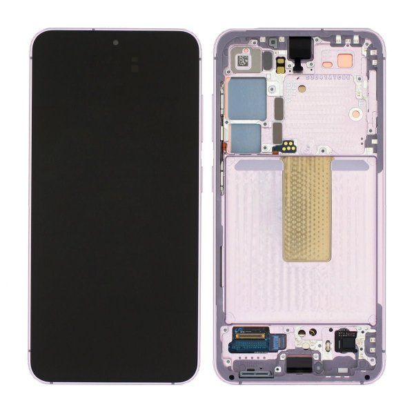 Samsung Galaxy S23 5G (SM-S911) Näyttö LCD-paneelilla, alkuperäinen - Laventeli/Violetti
