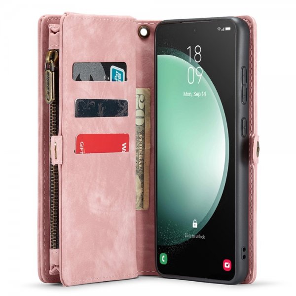 CaseMe Samsung Galaxy S23 FE Kotelo 008 Series Irrotettava Kuori Ruusu