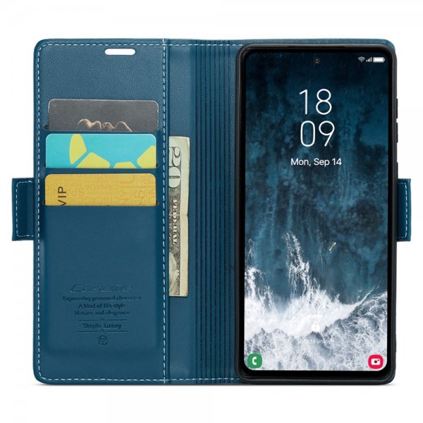CaseMe Samsung Galaxy S23 FE Kotelo 023 Series Sininen