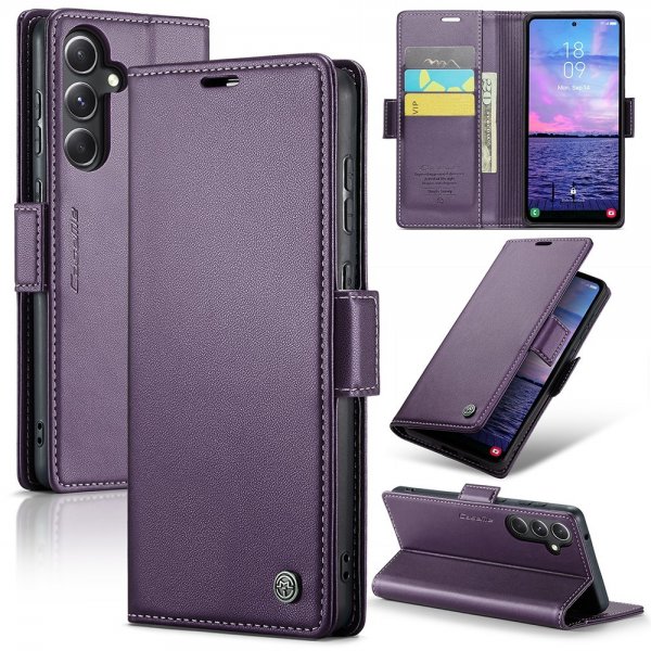 CaseMe Samsung Galaxy S23 FE Kotelo 023 Series Violetti