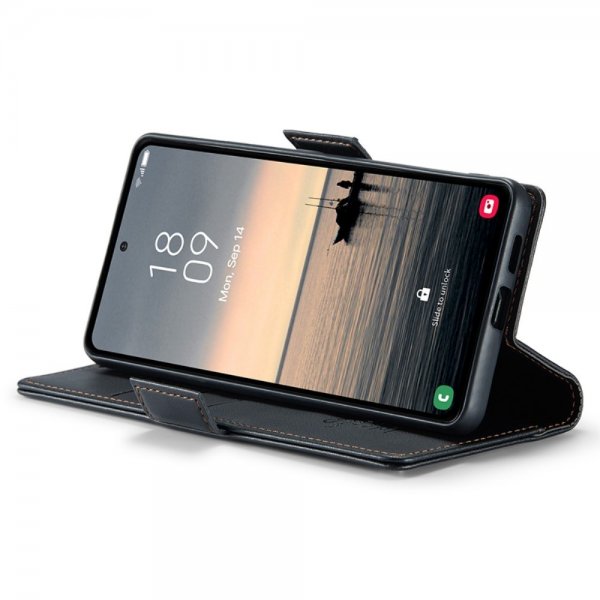 CaseMe Samsung Galaxy S23 FE -suojakotelo, 023 Series, musta