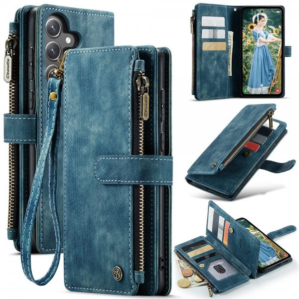 CaseMe Samsung Galaxy S23 FE -suojakotelo C30-sarja sininen