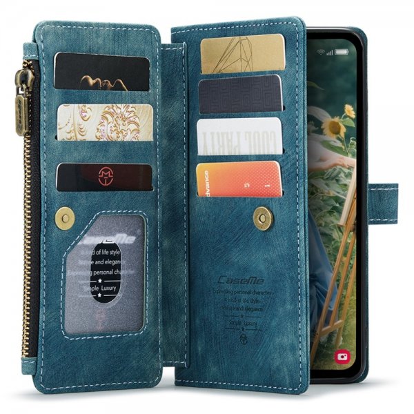 CaseMe Samsung Galaxy S23 FE -suojakotelo C30-sarja sininen
