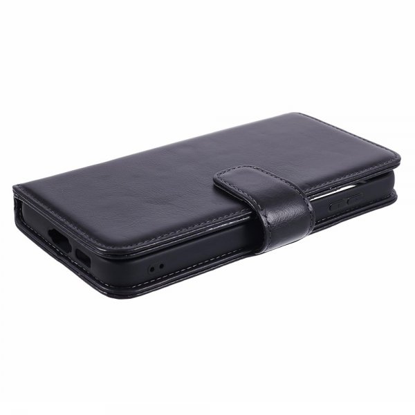 Nordic Covers Samsung Galaxy S23 FE Kotelo Essential Leather Raven Black