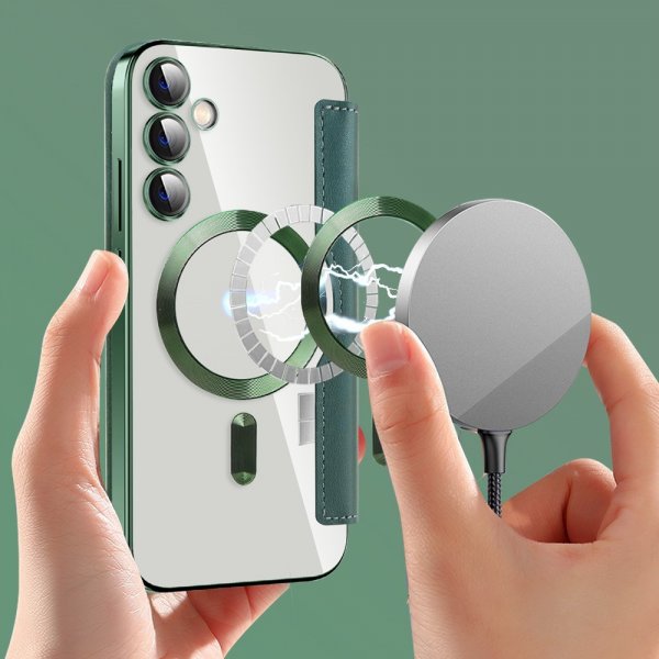 Samsung Galaxy S23 FE Kotelo MagSafe Vihreä