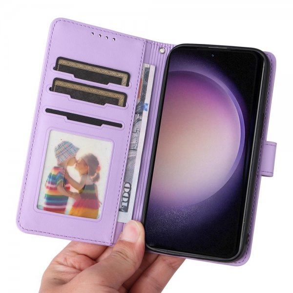 Betopnice Samsung Galaxy S23 FE -suojakuori irrotettavalla kuorella 005 Violetti