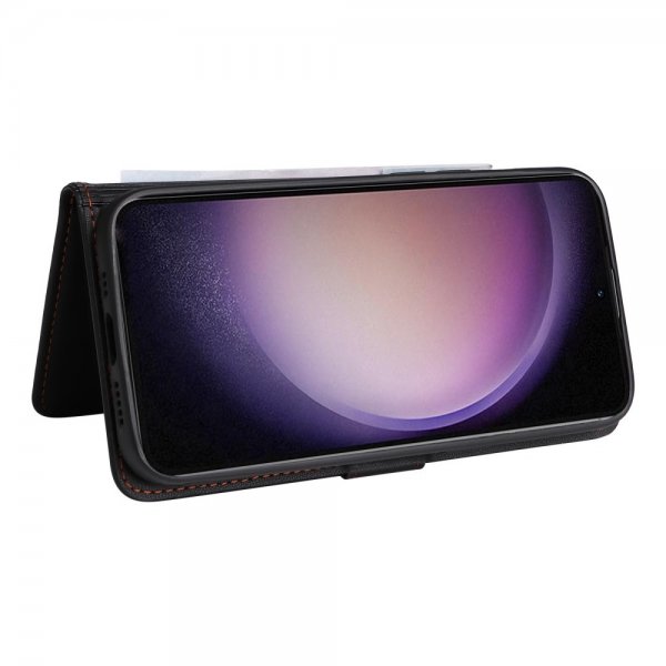 Betopnice Samsung Galaxy S23 FE -suojakuori irrotettavalla kannella 005, musta