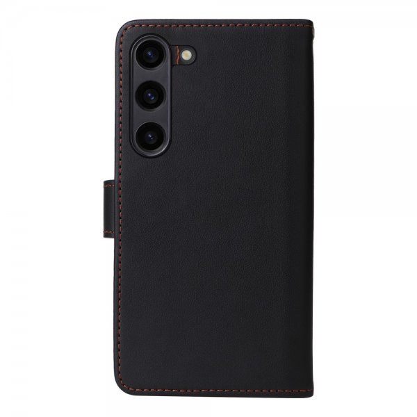 Betopnice Samsung Galaxy S23 FE -suojakuori irrotettavalla kannella 005, musta