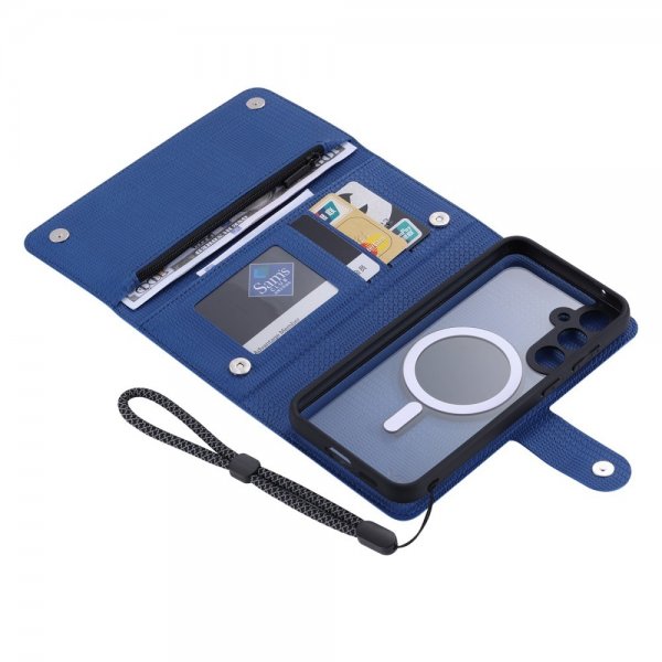 VILI Samsung Galaxy S23 FE Kotelo irrotettavalla kuorella GHB Series MagSafe Sininen