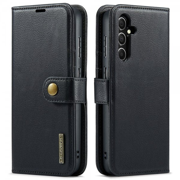 Dg.Ming Samsung Galaxy S23 FE -kotelo irrotettavalla kuorella, musta