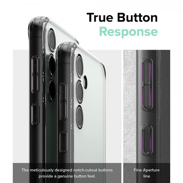 Ringke Samsung Galaxy S23 FE -suojakuori, Fusion, Smoke Black