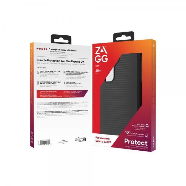 ZAGG Samsung Galaxy S23 FE Kuori Luxe Musta