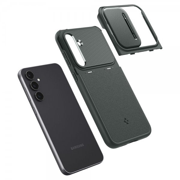 Spigen Samsung Galaxy S23 FE Kuori Optik Armor Abyss Green