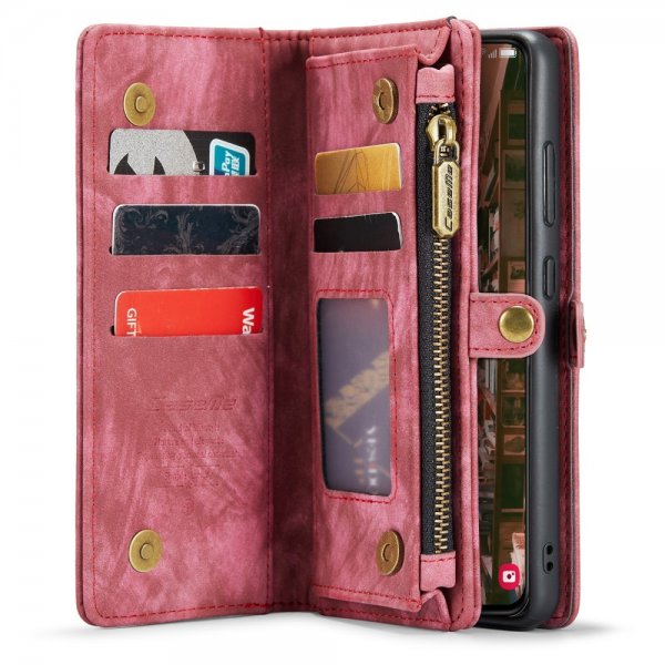 CaseMe Samsung Galaxy S23 Kotelo 008 Series Irrotettava Kuori Punainen