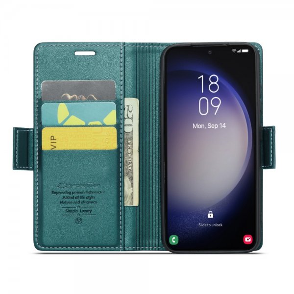 CaseMe Samsung Galaxy S23 Kotelo 023 Sarja Vihreä