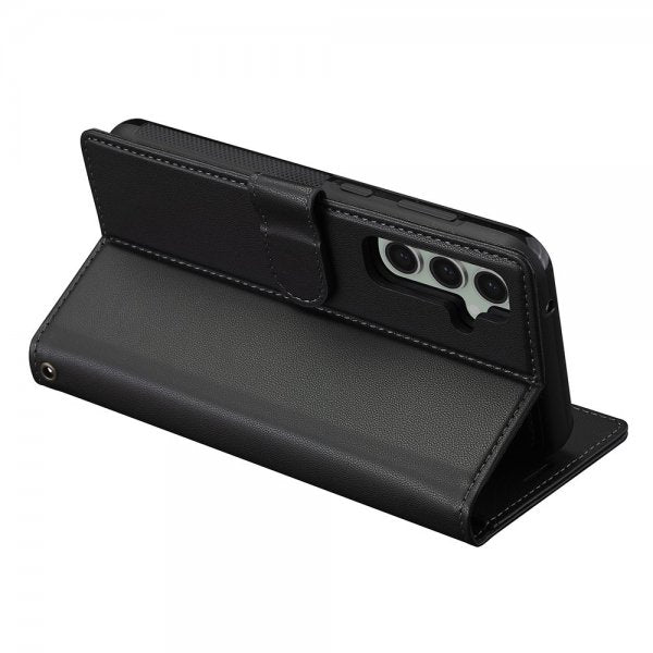 Nordic Covers Samsung Galaxy S23 Kotelo irrotettavalla MagSafe-kuorella, Raven Black