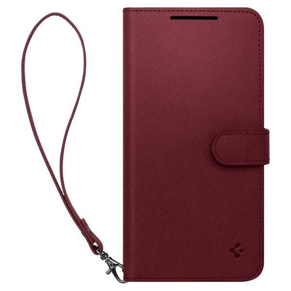 Spigen Samsung Galaxy S23 Kotelo Wallet S Plus Burgundy