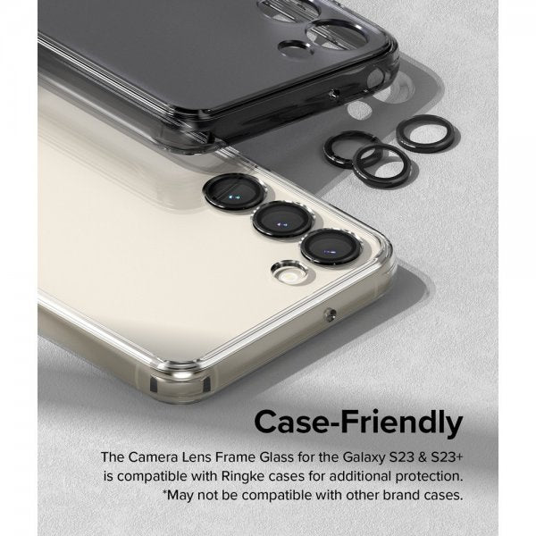 Ringke Samsung Galaxy S23/Galaxy S23 Plus Kameran suoja Kameran linssin kehys Musta