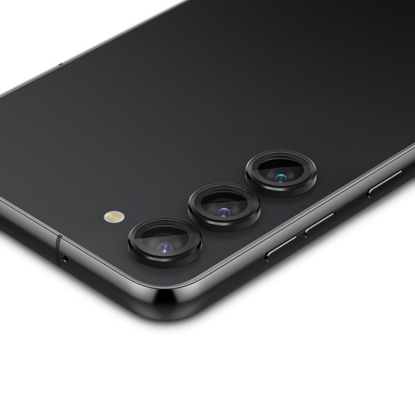 Spigen Samsung Galaxy S23/S23 Plus/S24 Kameran suojaus GLAS.tR EZ Fit Optik Pro 2-pakkaus, musta