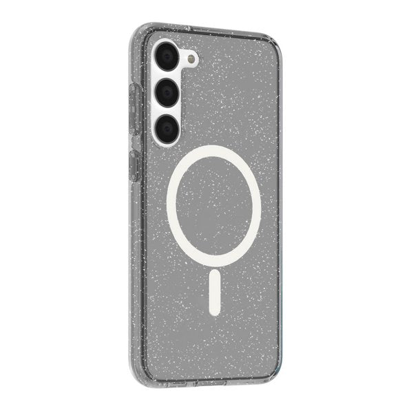 Samsung Galaxy S23 Kuori Glitter MagSafe Musta