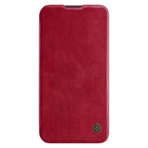 Nillkin Samsung Galaxy S23 Plus -suojakotelo, Qin-sarja, punainen