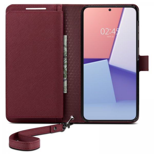 Spigen Samsung Galaxy S23 Plus Kotelo Wallet S Plus Burgundy