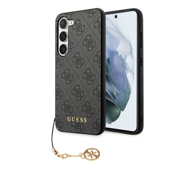 Guess Samsung Galaxy S23 Plus Kuoret 4G Charms Harmaa