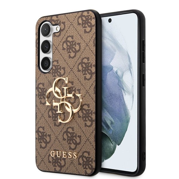 Guess Samsung Galaxy S23 Plus Suojakuori 4G Logo Ruskea