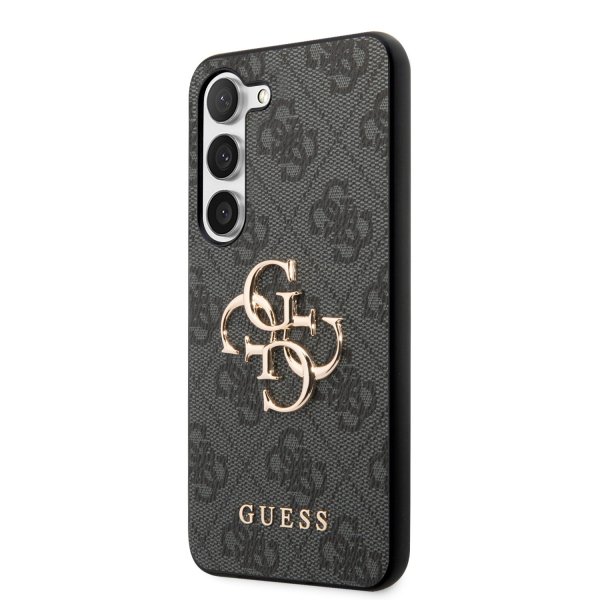 Guess Samsung Galaxy S23 Plus -kuori 4G Logo Harmaa